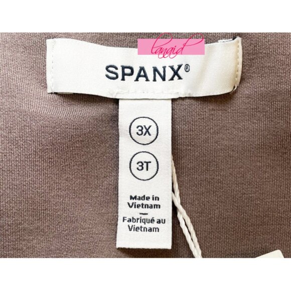 Spanx AirEssentials Strapless Jumpsuit Smoke Blouson Wide Leg Romper One-Piece - Picture 10 of 12